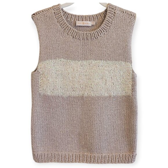 Tory Burch Colorblock Sleeveless Sweater Vest XS - Picture 3 of 10